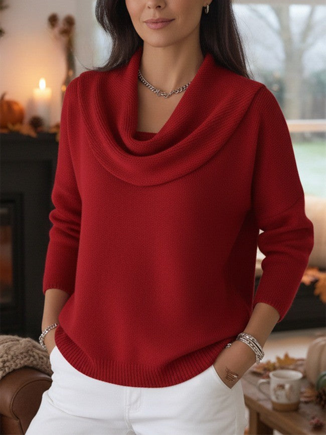 Eloise | Women's Crew Neck Pullover Classic Sweater