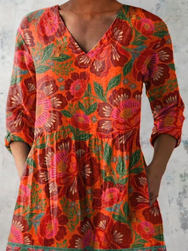 Felicity | Long V-Neck Shirt