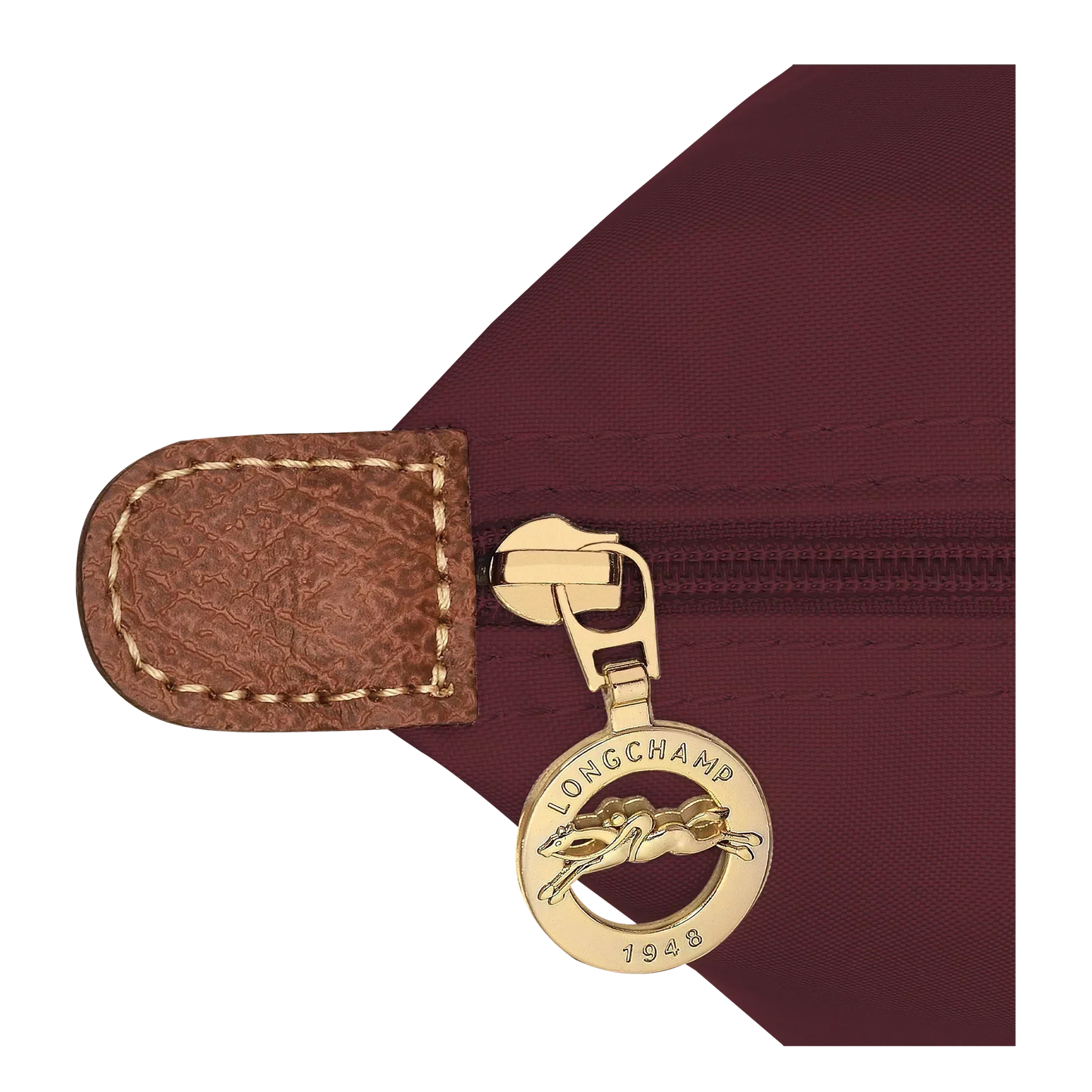 Longchamp - Tote Bag, Burgundy