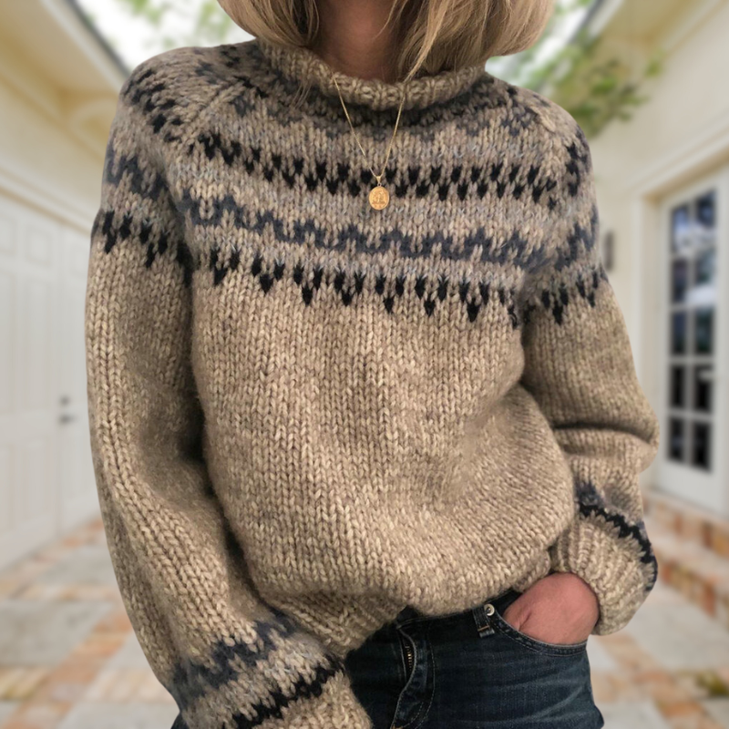 Layla | Women's Turtleneck Pullover Sweater – Casual Outings