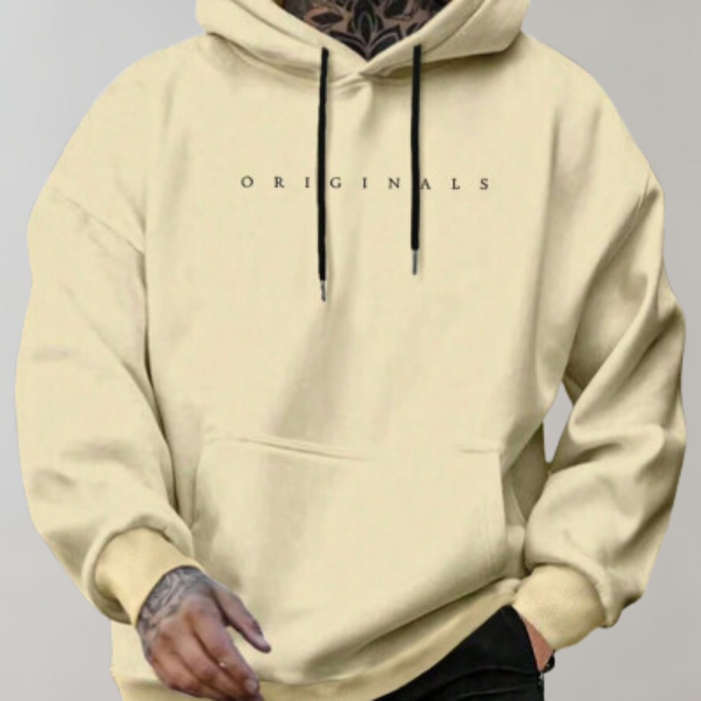 Theo | Men's Hooded Sweatshirt Relaxed-Fit Pullover – Casual Outings
