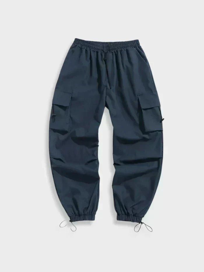 Sigrid | Men's Wide Leg Cargo Pants with Adjustable Drawstrings