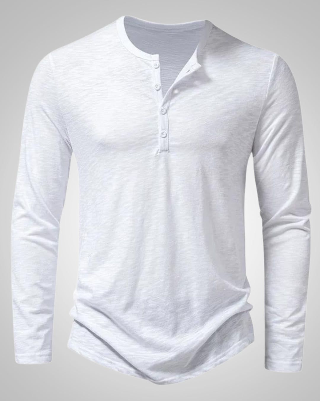 Blanche | Men's Slim-Fit Long Sleeve Henley Shirt