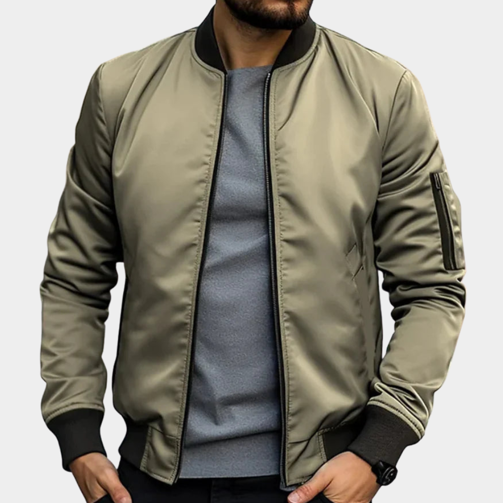 Bryn | Women's Bomber Jacket – Zip-Up Casual Outings
