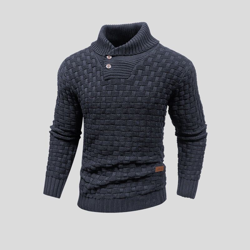 Arjan | Men's Shawl Collar Sweater – Casual Weekend Layer