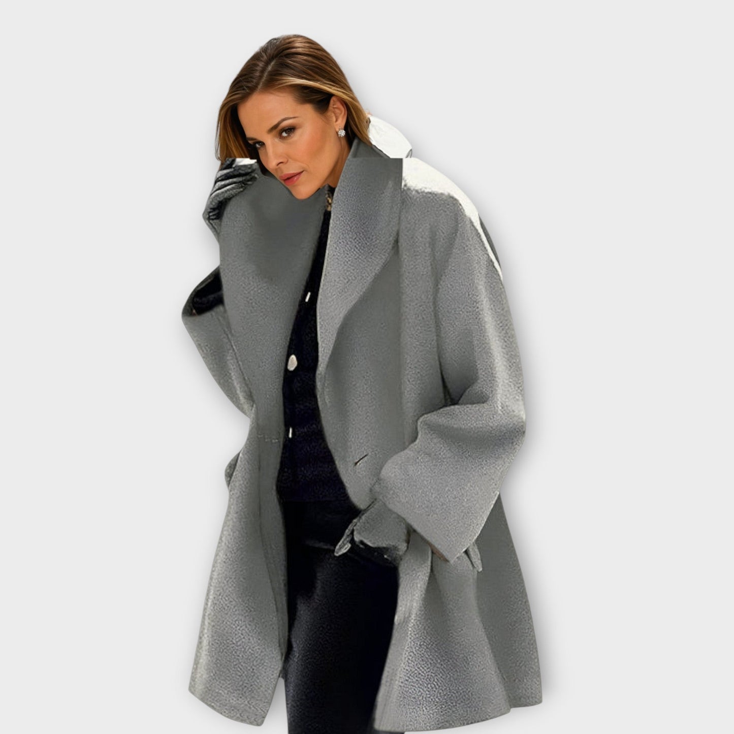 Vania | Women's Hooded Winter Coat Long Relaxed Fit
