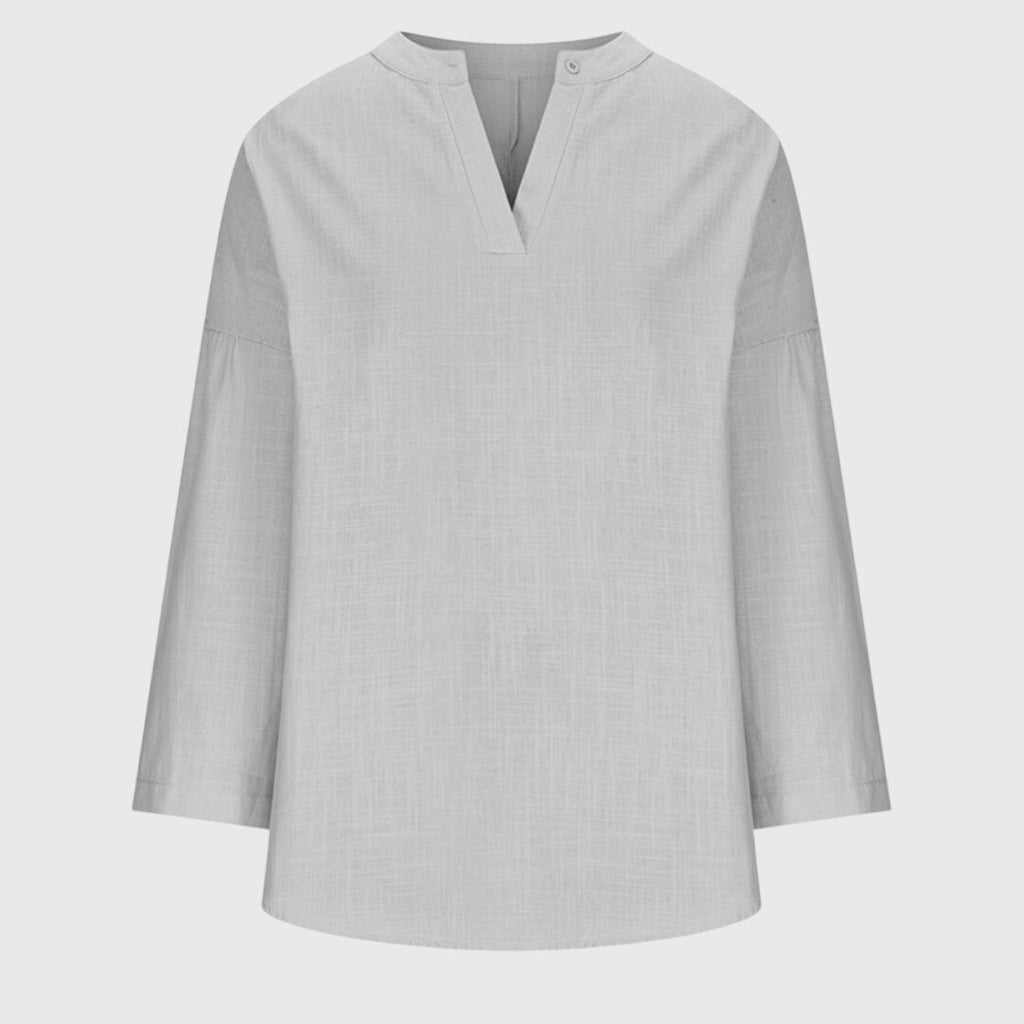 Lenara | Women's Flowy Long Sleeve Blouse – Beach & Casual Wear