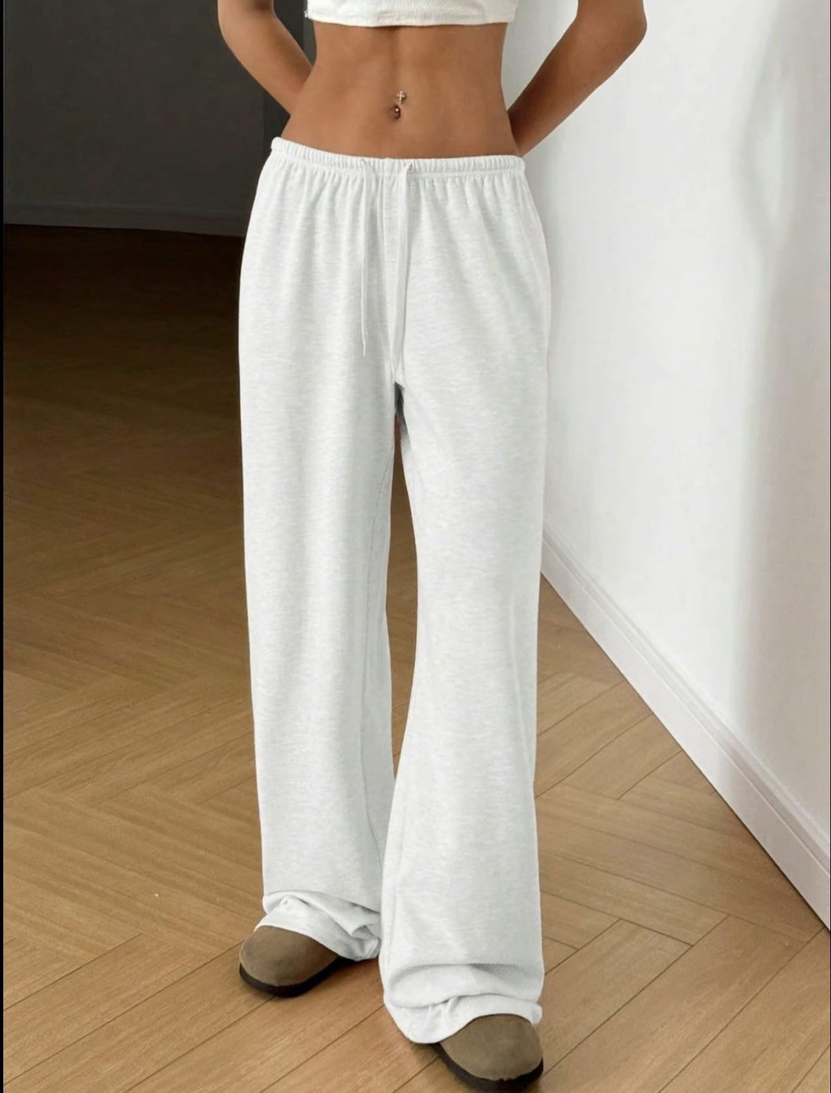 Magnhild | Wide-Leg Drawstring Sweatpants for Women