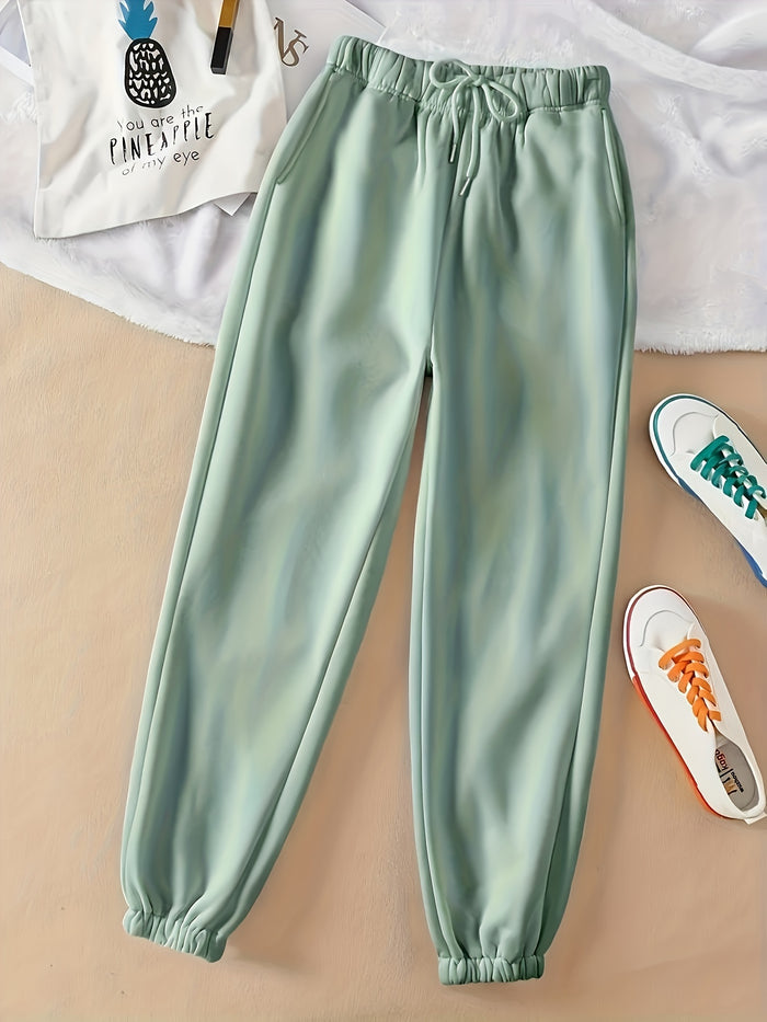 Ellinor | Drawstring Jogger Sweatpants with Elastic Cuffs