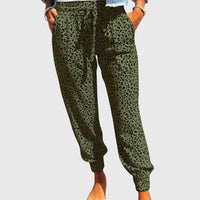 Feli | Women's Wide Leg Leopard Print Pants – Casual to Elegant