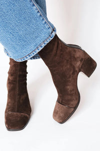 Merle | Women's Square Toe Heeled Boots for Daytime Plans