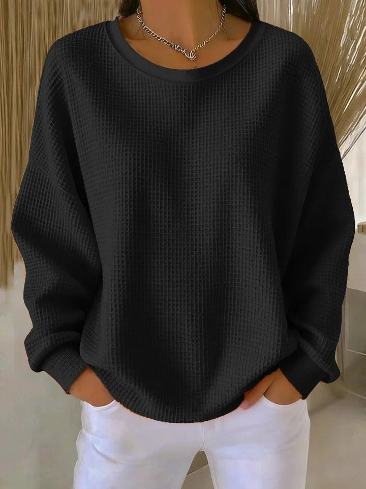 Nova | Women's Classic Sweater Crew Neck Pullover - Everyday Style