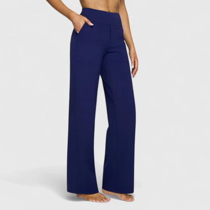 Hilary | Women's High-Waisted Wide Leg Dress Pants