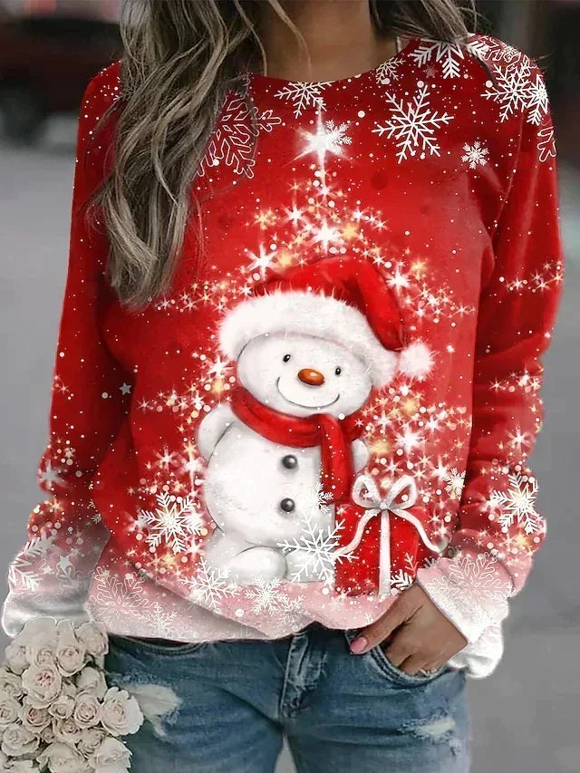 Ans | Christmas Sweater with Round Neck for Women