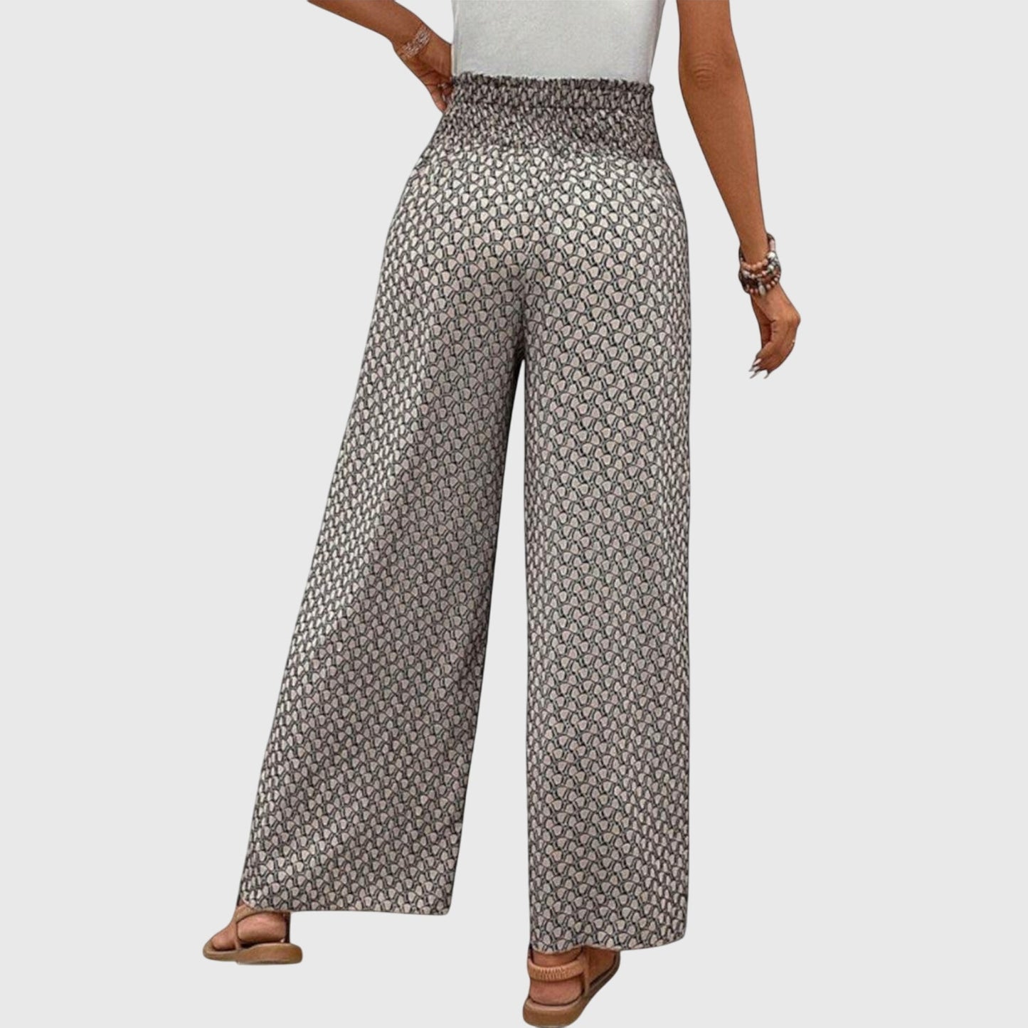 Chiara | Women's Palazzo Pants High-Waist Wide Leg Trousers