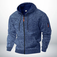 Nils | Zip-Up Fleece Jacket with Stand Collar for Men