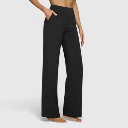 Hilary | Women's High-Waisted Wide Leg Dress Pants