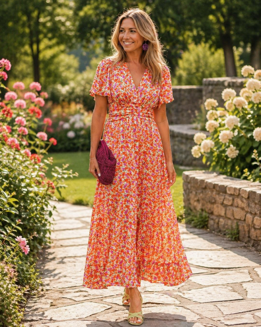 Annalise | Women's Summer Dress - Flowy Casual Elegant