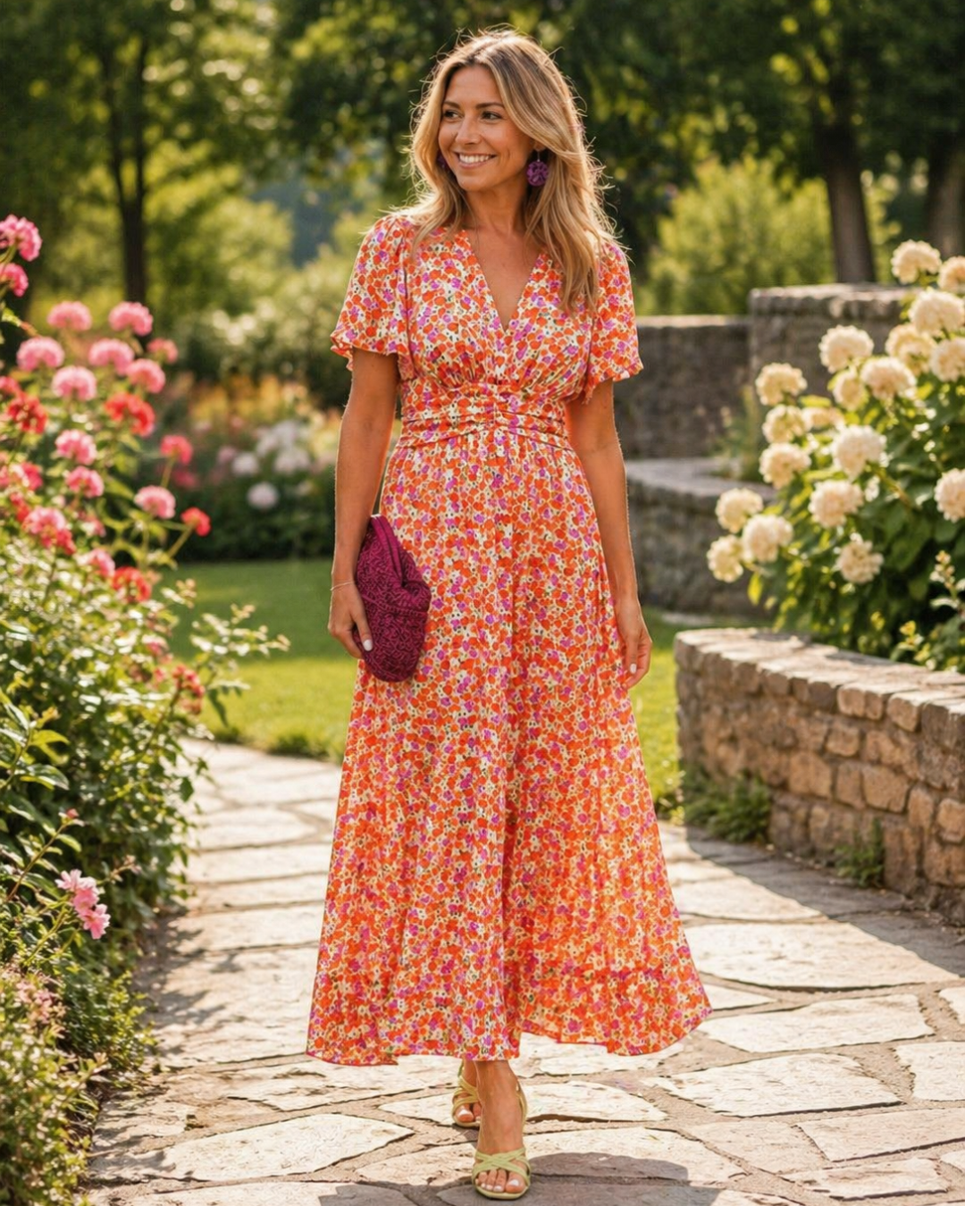 Annalise | Women's Summer Dress - Flowy Casual Elegant