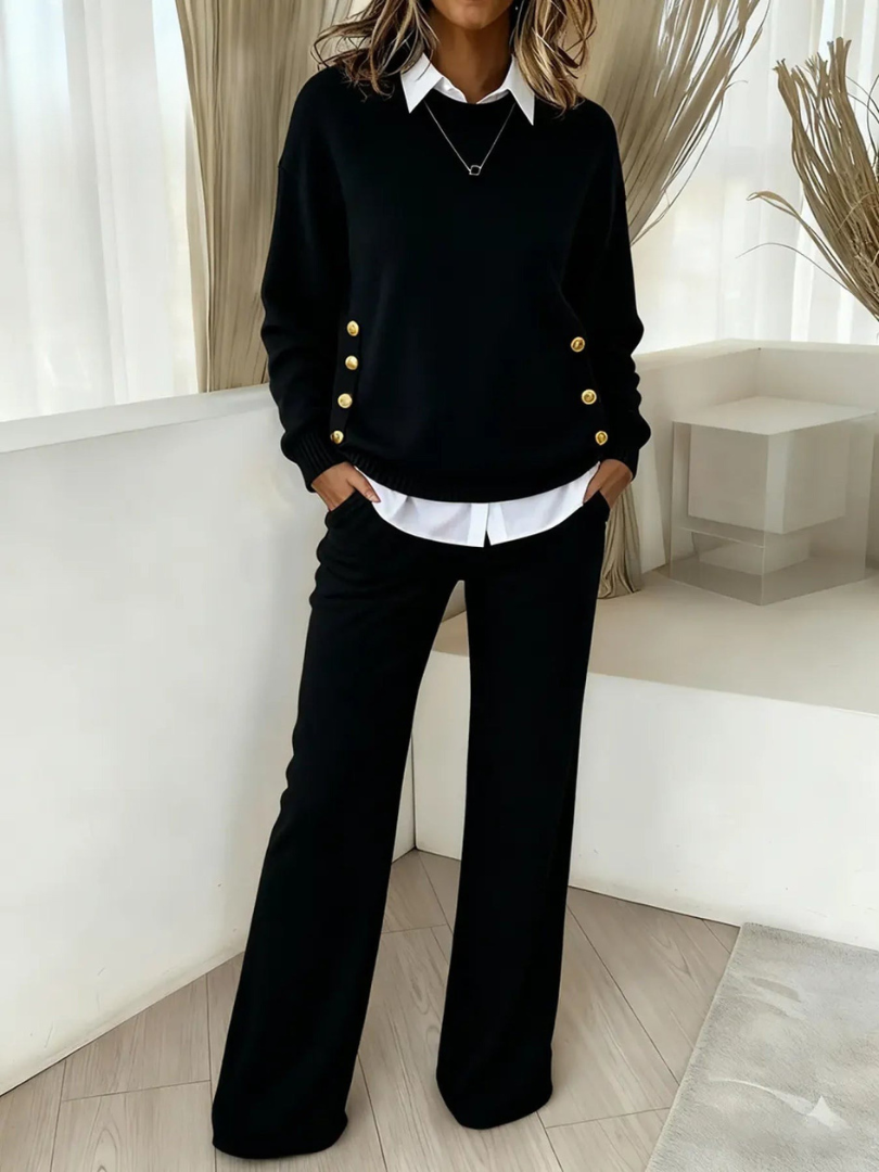 Sophie | Women's Cozy Two-Piece Lounge Set with Pockets