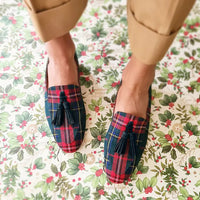 Alana | Women's Tartan Fringe Loafers – Casual Outings