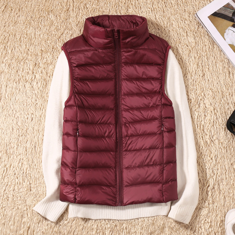 Ginny | Women's Waterproof Vest Lightweight Pleated Layer