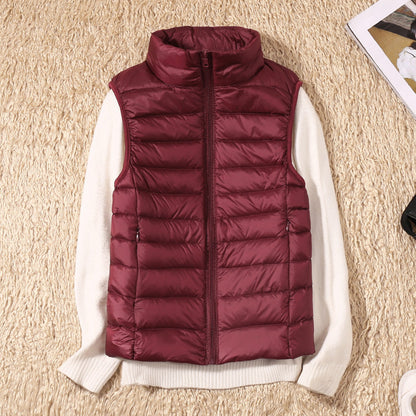 Ginny | Women's Waterproof Vest Lightweight Pleated Layer