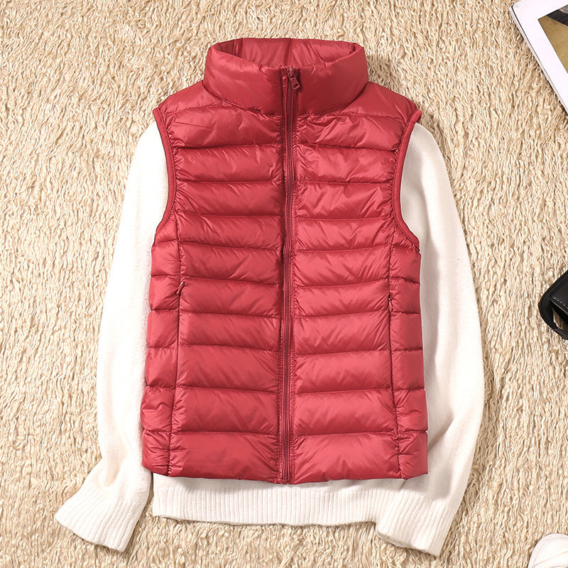 Ginny | Women's Waterproof Vest Lightweight Pleated Layer