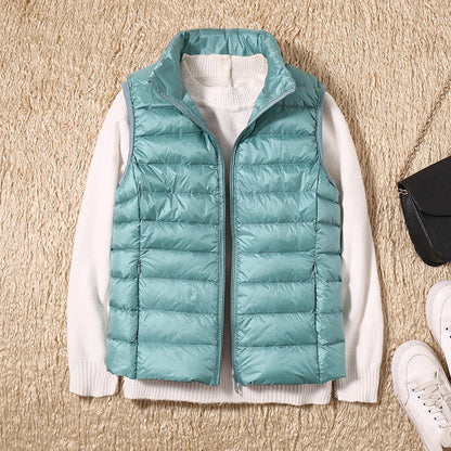 Ginny | Women's Waterproof Vest Lightweight Pleated Layer