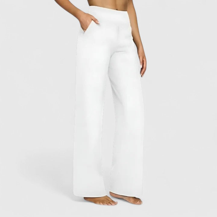 Hilary | Women's High-Waisted Wide Leg Dress Pants