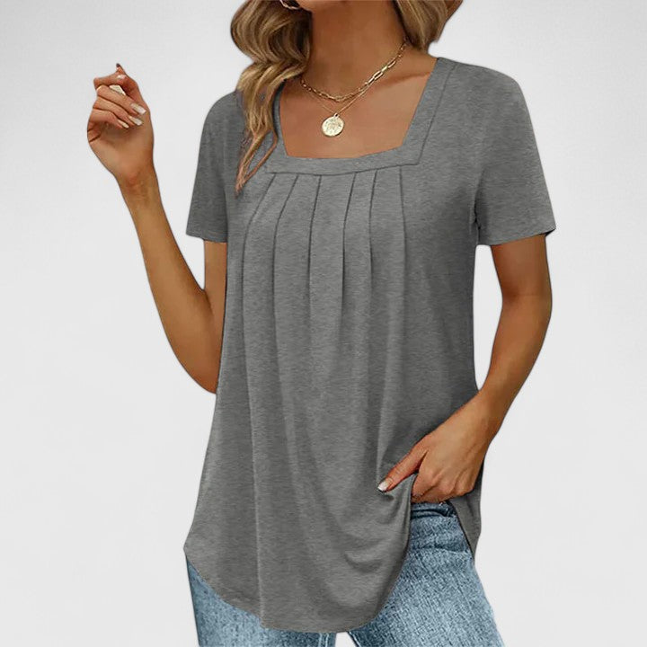 Mirelina | Women's Square Neck Blouse – Summer Workwear
