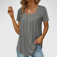 Mirelina | Women's Square Neck Blouse – Summer Workwear