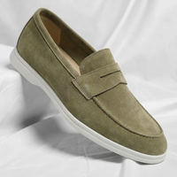 Ruben | Penny Strap Suede Loafers for Men