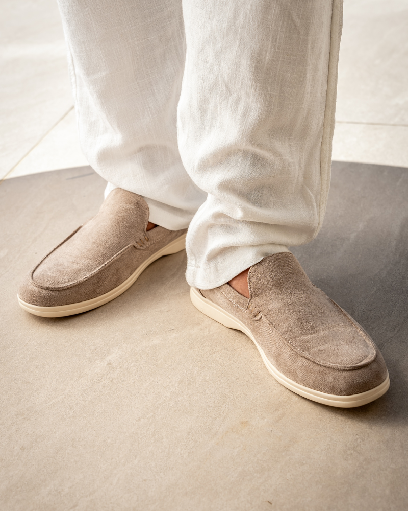 Sem | Stitched Suede Loafers for Men