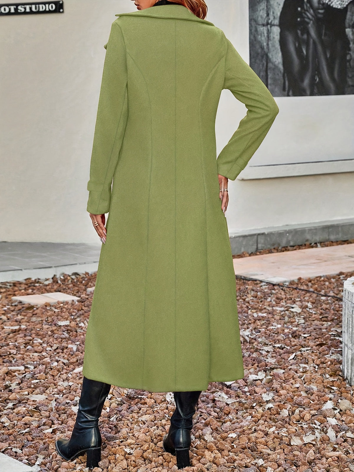 Charlotta | Double-Breasted Longline Trench Coat for Women