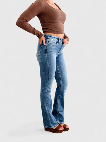 Eryzandra | Women's High-Waisted Bootcut Dress Pants
