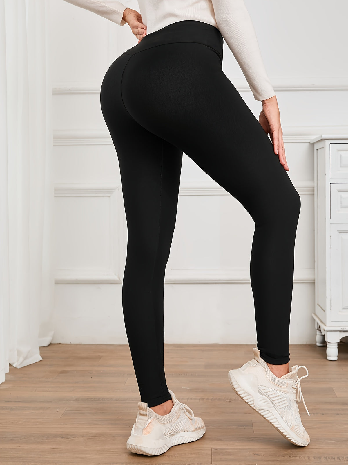 Erika Sherpa-Lined High-Waist Leggings, a Cozy Sweatpants Alternative