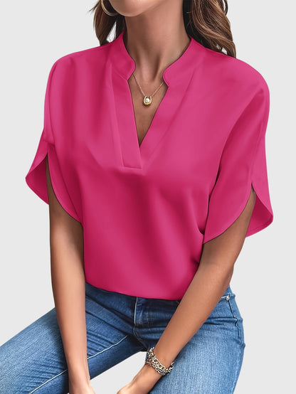 Kristie | Women's V-Neck Long Sleeve Blouse for Work