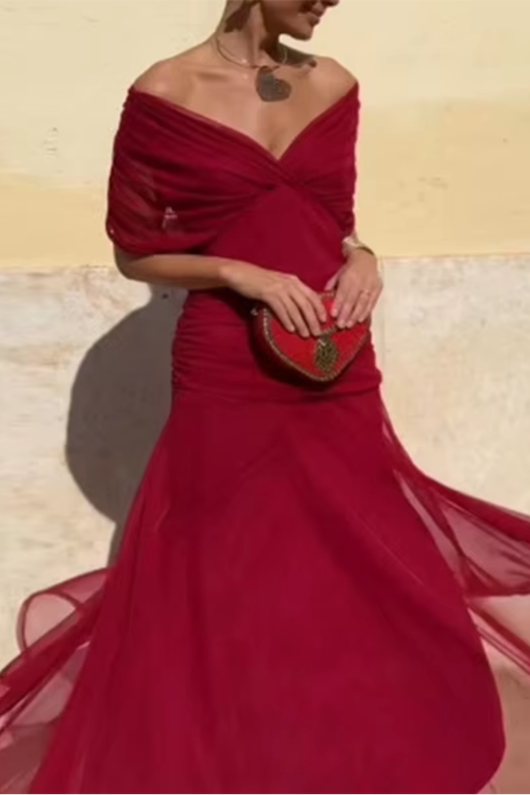 Arielle | Women's Elegant Flowy Midi Dress – Brunch to Evening