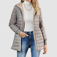 Devon | Women's Long Winter Coat Hooded Belted Silhouette