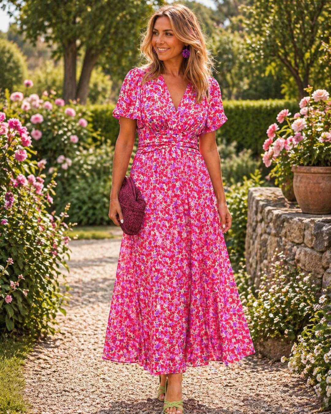 Annalise | Women's Summer Dress - Flowy Casual Elegant