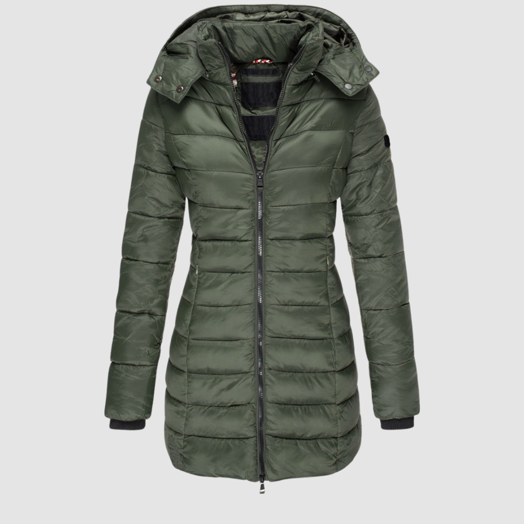 Kensley | Women's Puffer Jacket Hooded Winter Coat