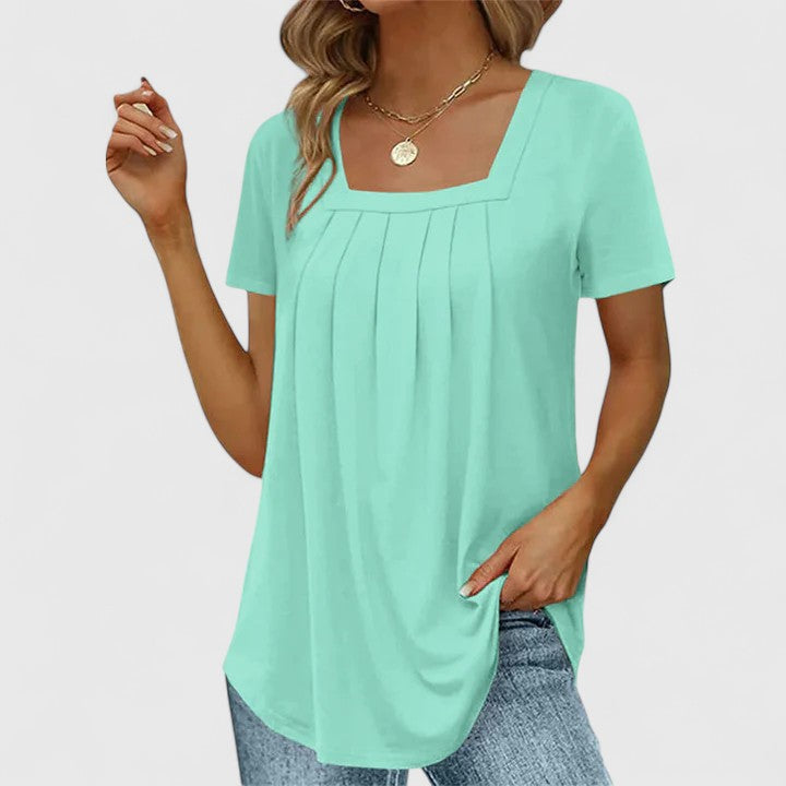 Mirelina | Women's Square Neck Blouse – Summer Workwear