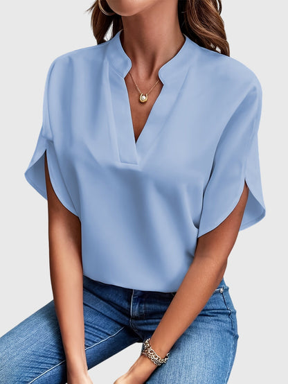 Kristie | Women's V-Neck Long Sleeve Blouse for Work