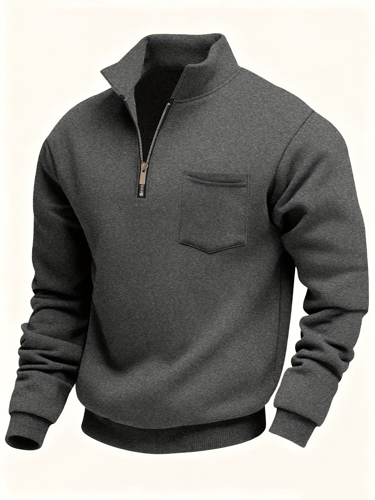 Rafael | Quarter Zip Sweater with Chest Pocket for Men