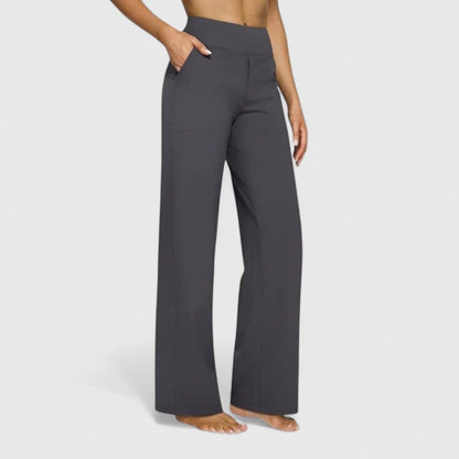 Hilary | Women's High-Waisted Wide Leg Dress Pants