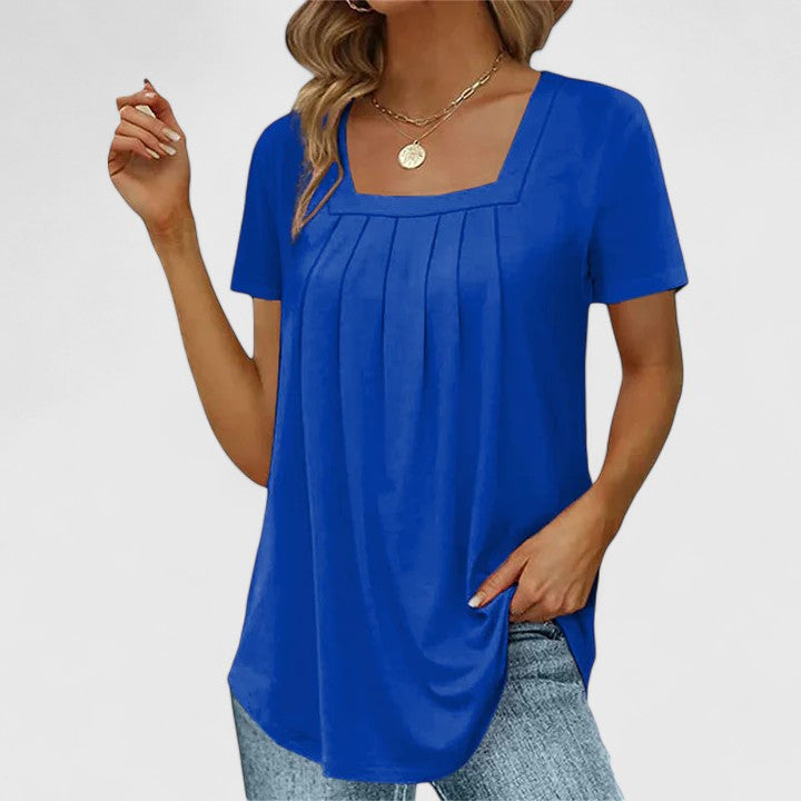 Mirelina | Women's Square Neck Blouse – Summer Workwear
