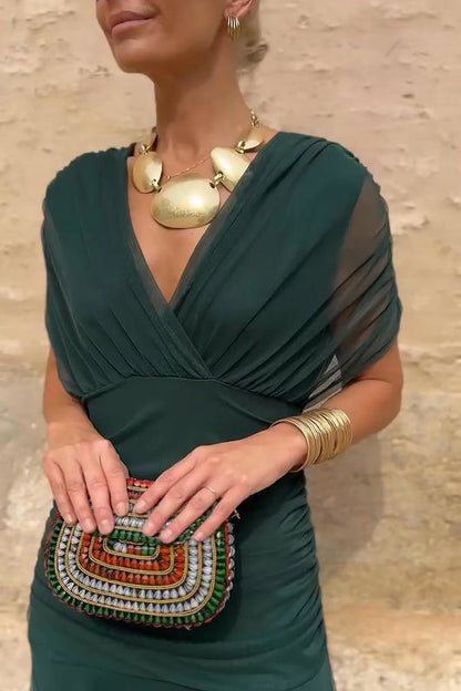 Arielle | Women's Elegant Flowy Midi Dress – Brunch to Evening