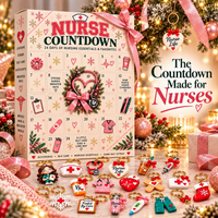 Nurse Countdown Advent Calendar Christmas Gift Box for Women