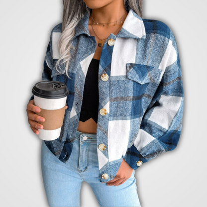 Aafke | Ribbed Open-Front Cardigan with Long Sleeves for Women